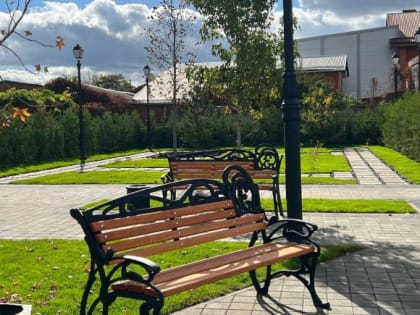 В Краснодаре на месте бывшего пустыря появился новый сквер