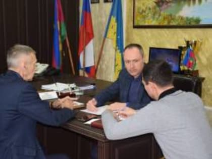 Глава района провел рабочую встречу с депутатом Законодательного Собрания Краснодарского края