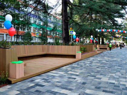 Новое общественное пространство открыли в центре Сочи