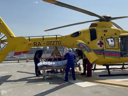 Для экстренной помощи «тяжелых» пациентов в Краснодарском крае используют два вертолета санавиации