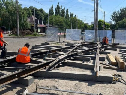 В Краснодаре для модернизации узла на Московской изменят схему движения трамваев