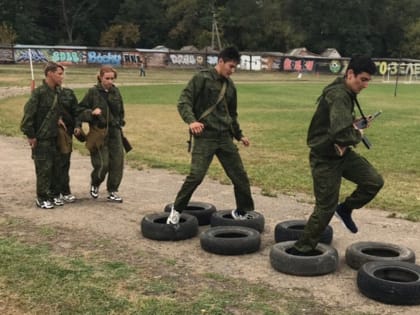 Юные каневчане участвовали в слёте военно-патриотических клубов