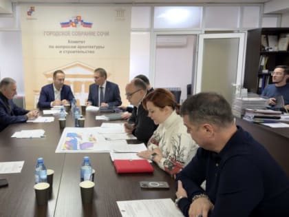 Комитет по вопросам архитектуры и строительства прошел в Городском Собрании Сочи