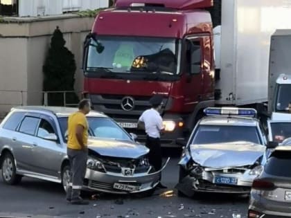 В Краснодарском крае произошло ДТП с участием полицейских (видео)