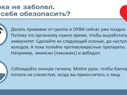 Профилактика гриппа и ОРВИ