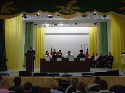 Атаман Каневского РКО Андрей Патворов отчитался о проделанной работе