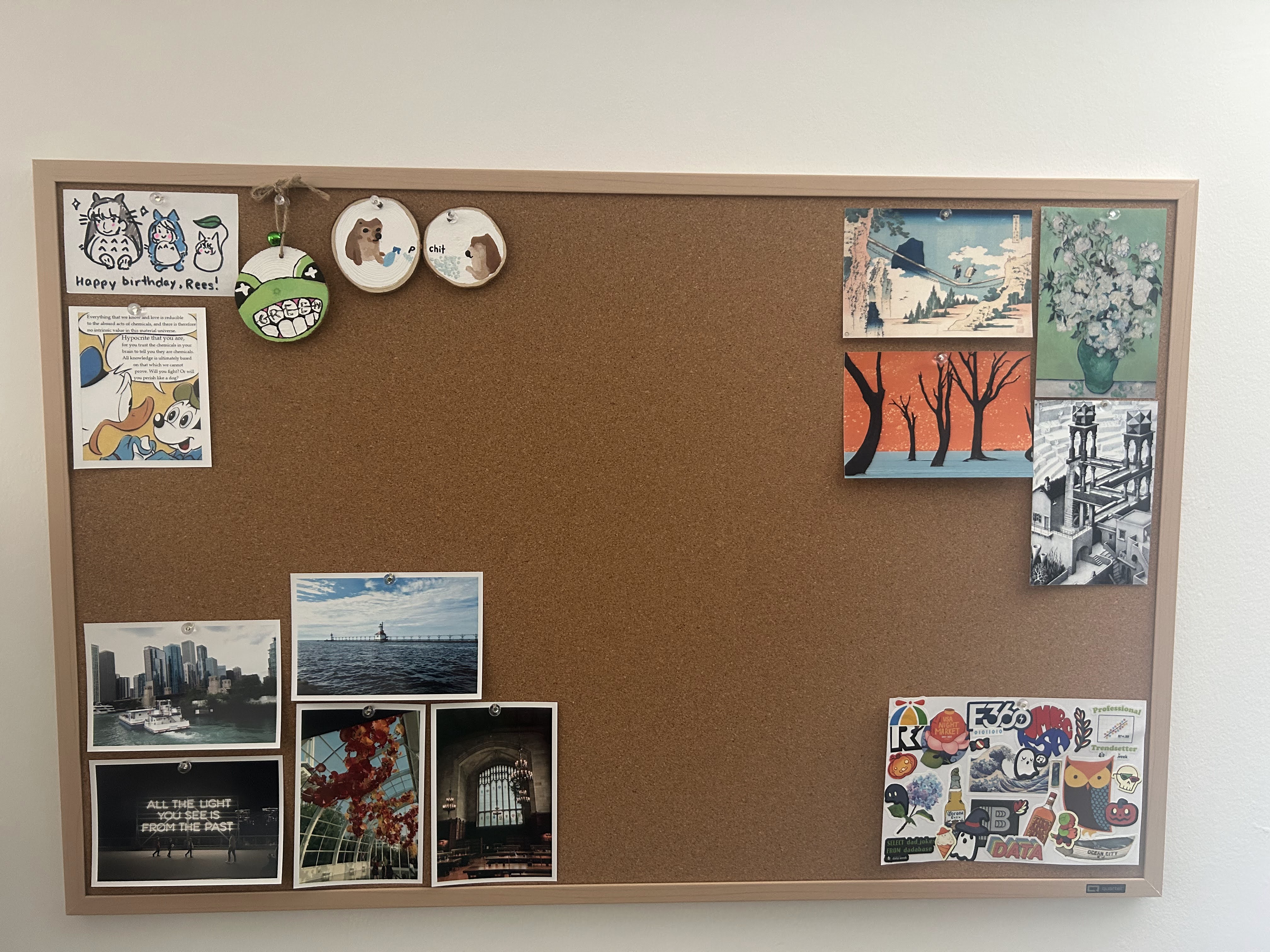 My Cork Board Art Display