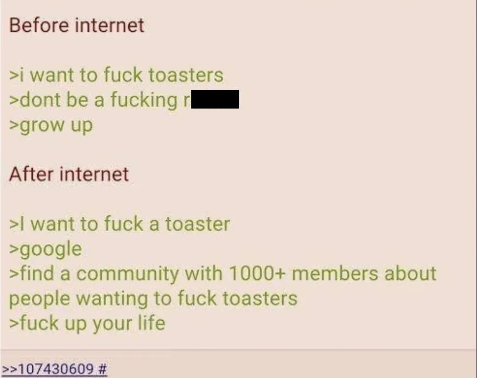 Toaster Greentext