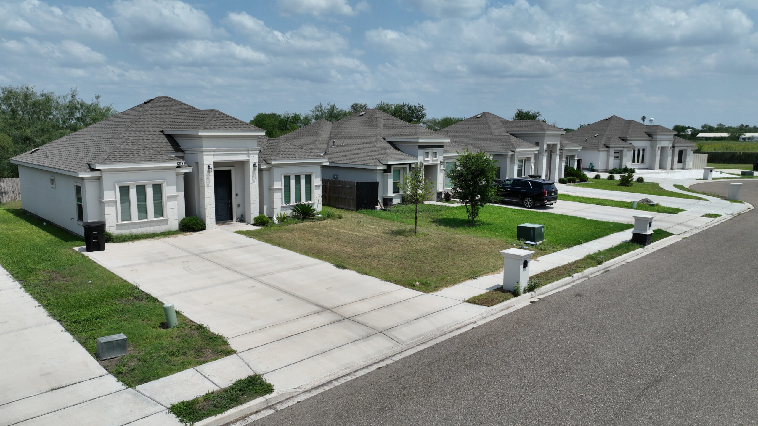 Aerial view of the Comarex community in Alton, Texas