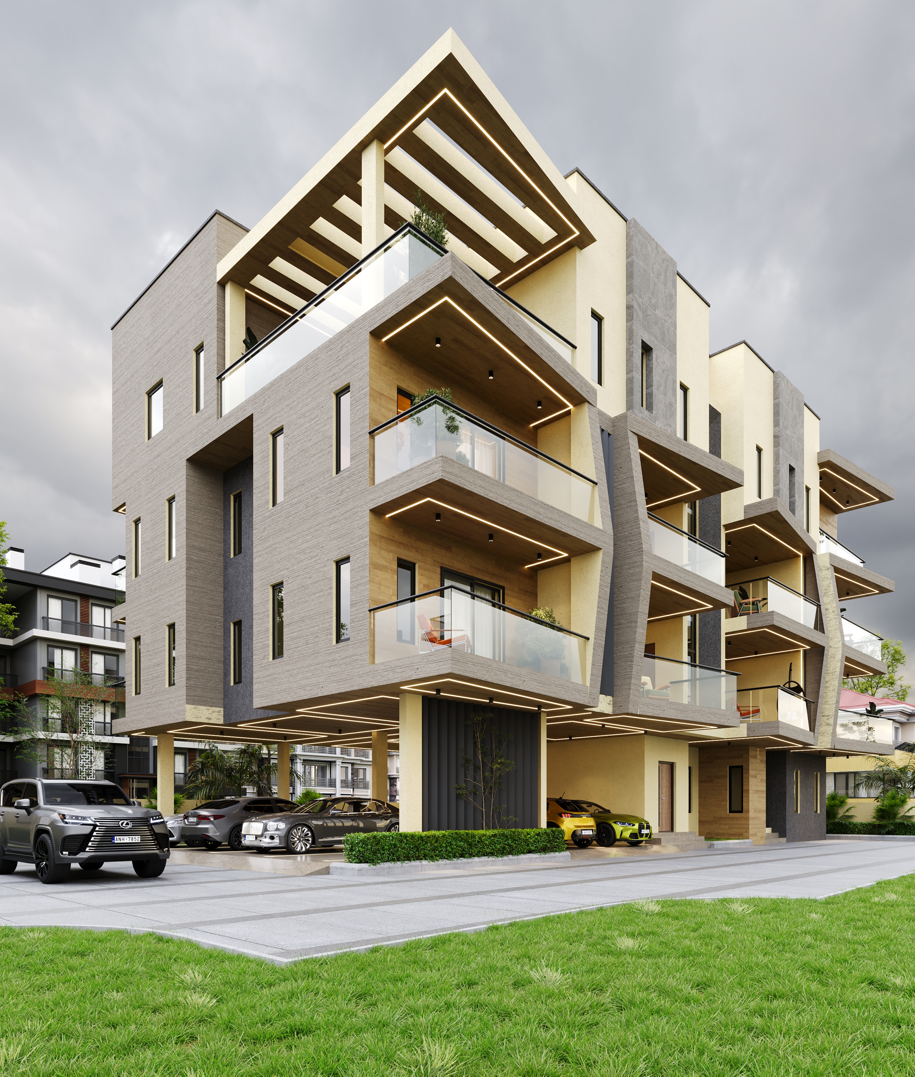 CEJULI Residences — Side Perspective