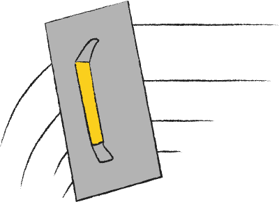 Step 5: Akmens Seguma Uzklāšana.