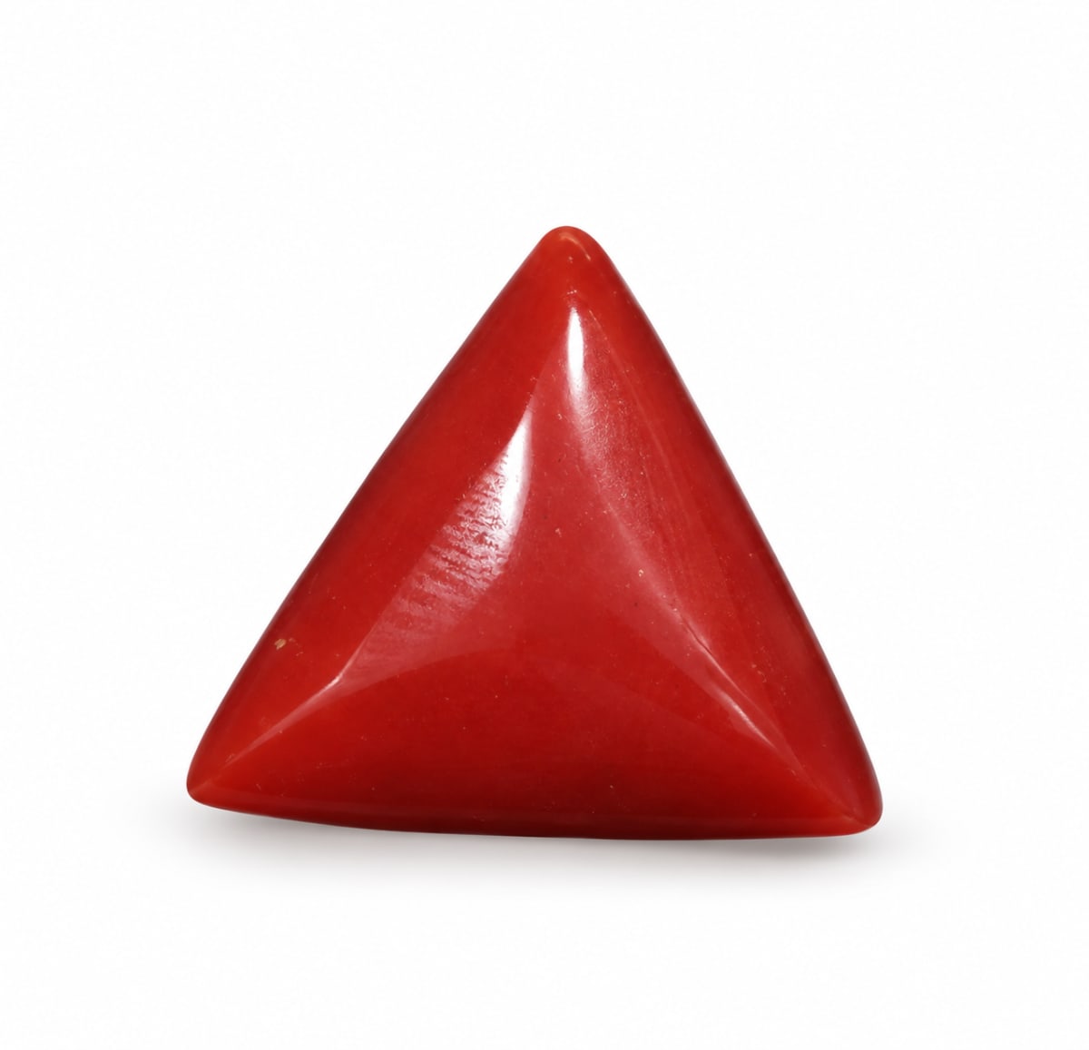 Triangle Red Coral 6.35 CT