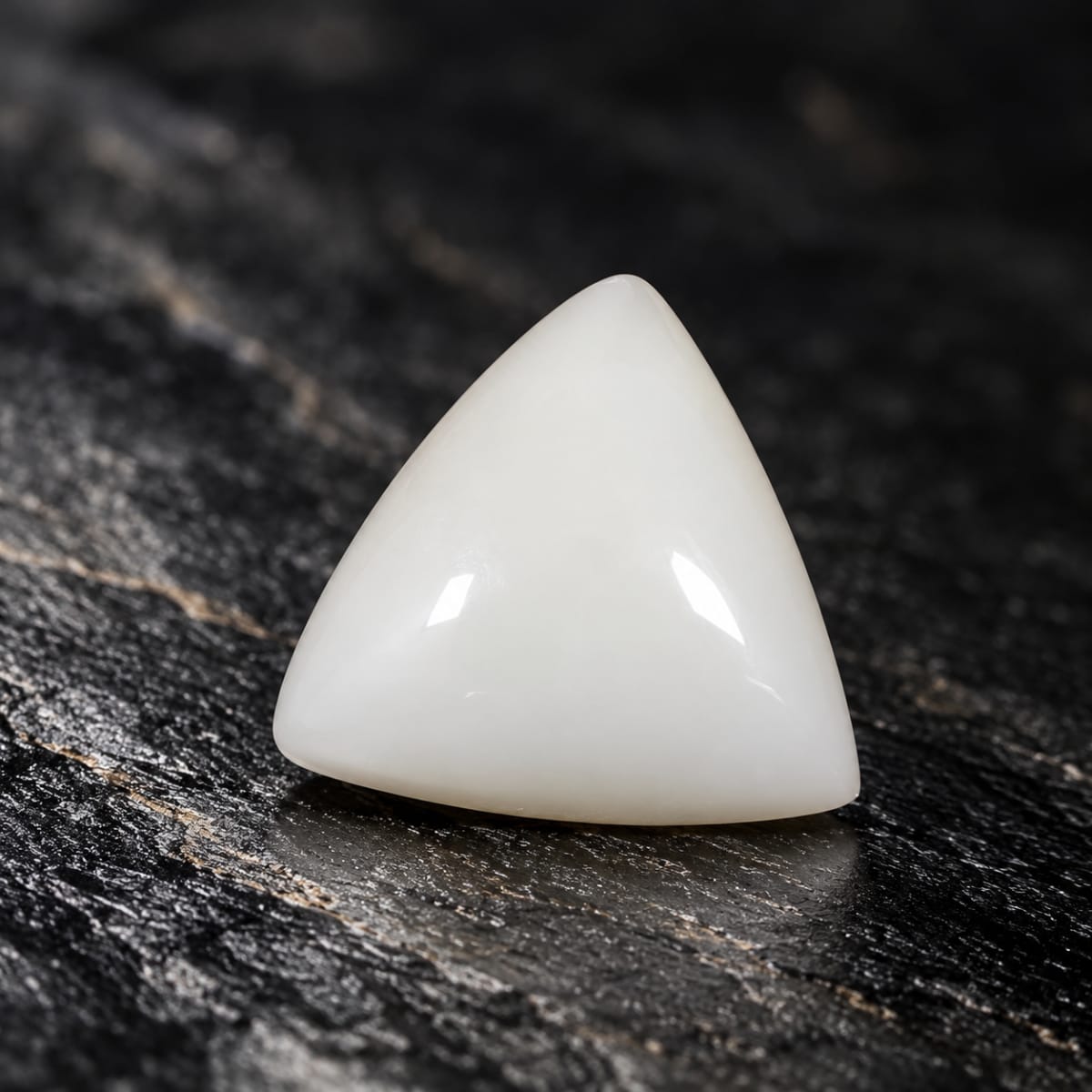 Triangle Shape White Coral 8.62 CT