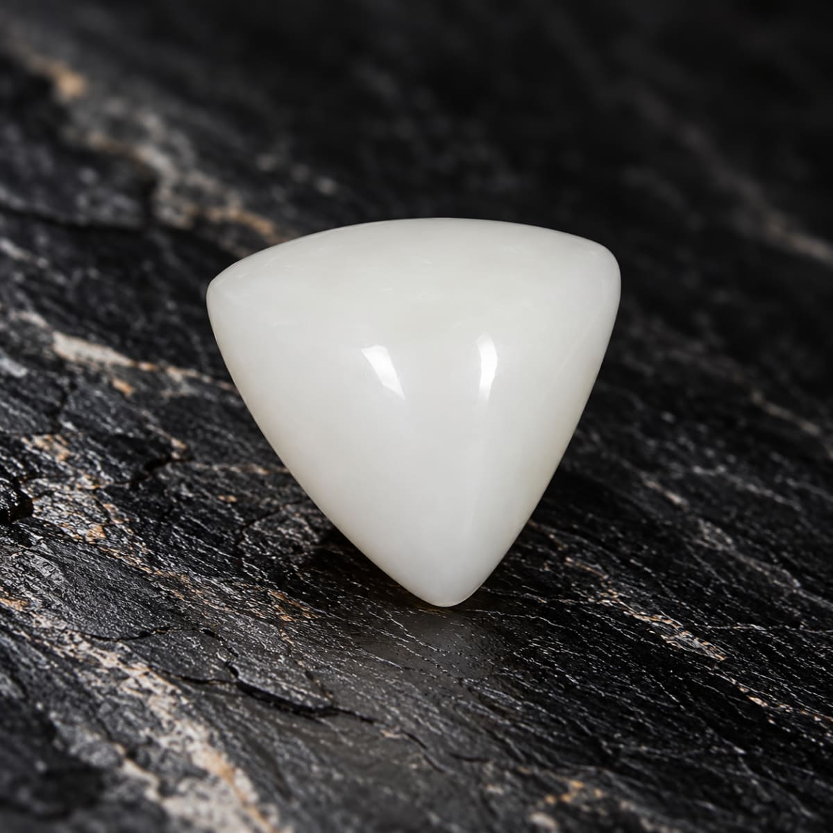Triangle Shape White Coral 7.21 CT