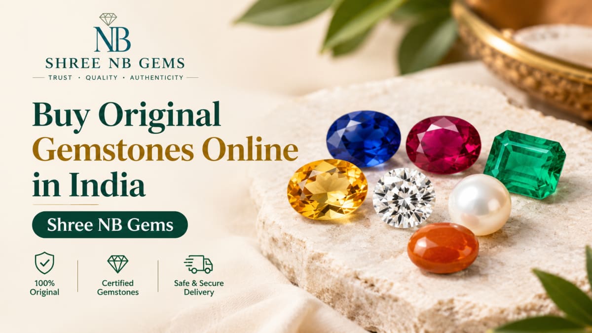 Buy Original Gemstones Online in India | Shree NB Gems