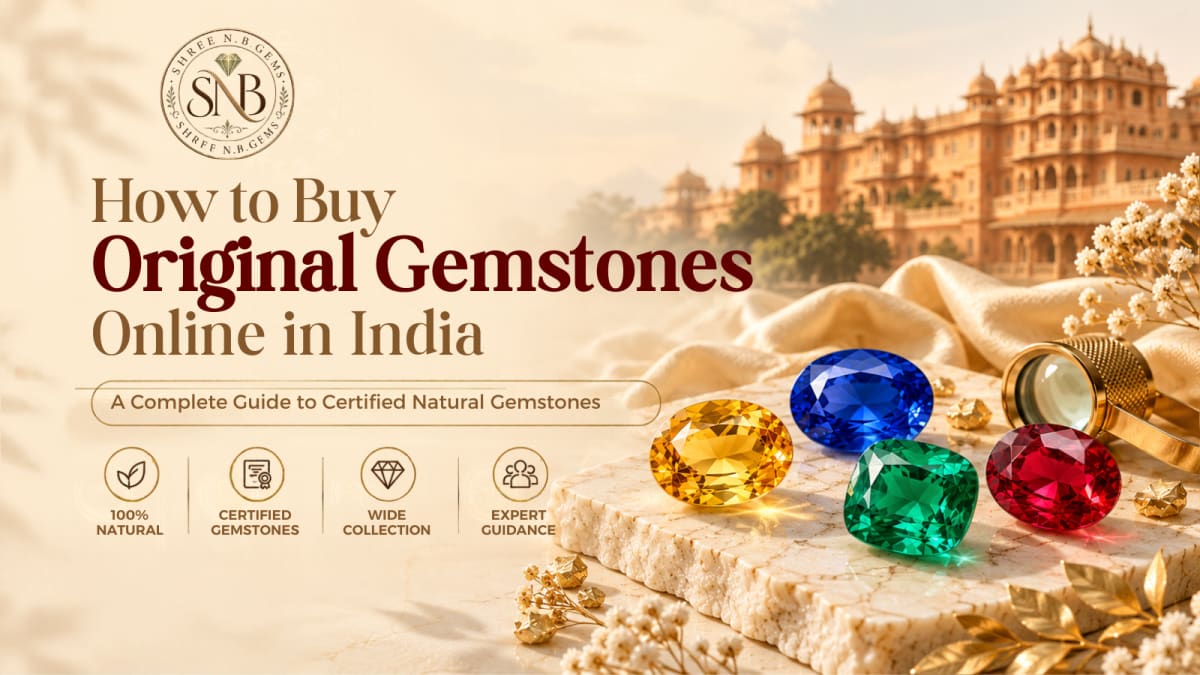 Buy Original Gemstones Online in India | Shree NB Gems