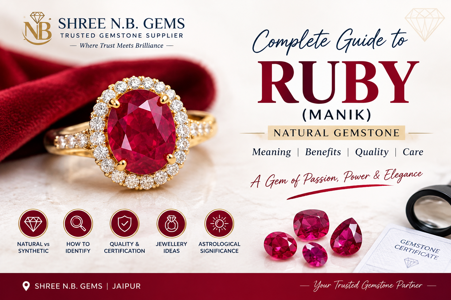 Ruby (Manik) Gemstone – The Precious Red Gemstone  \Ruby