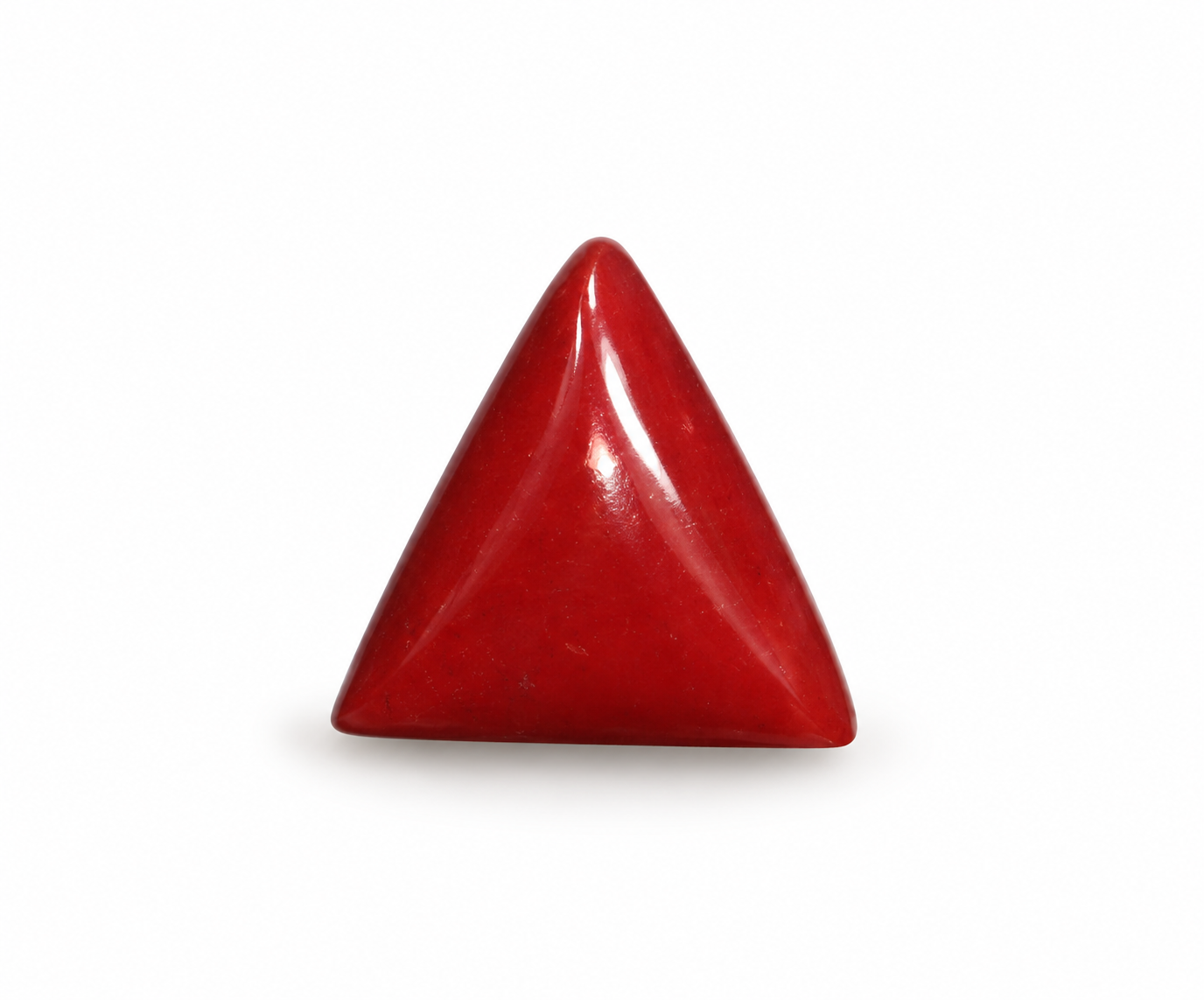 Triangle Red Coral 5.71 CT