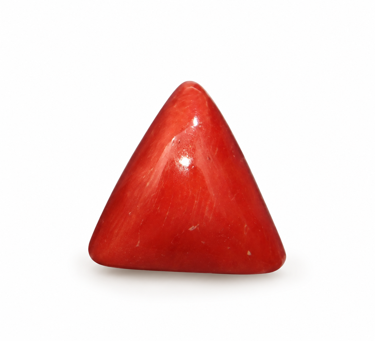 Triangle Red Coral 4.66 CT