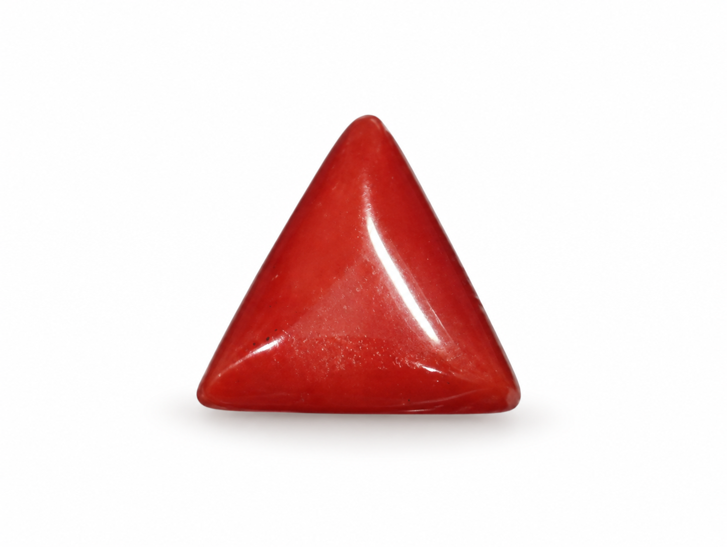 Triangle Red Coral 4.71 CT