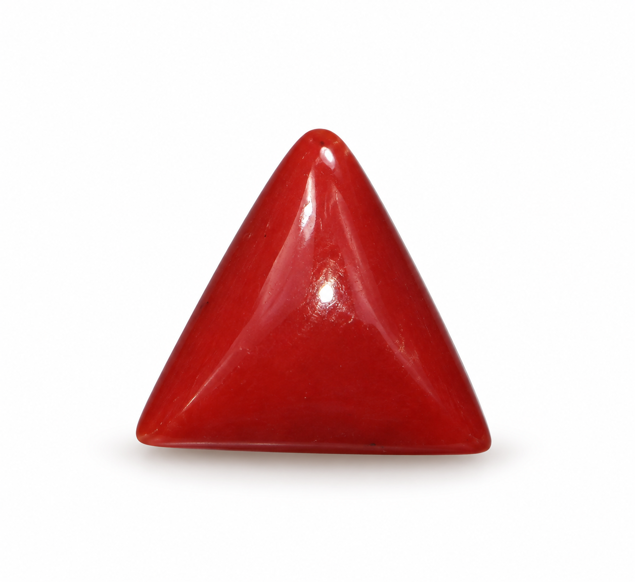 Triangle Red Coral 5.49 CT