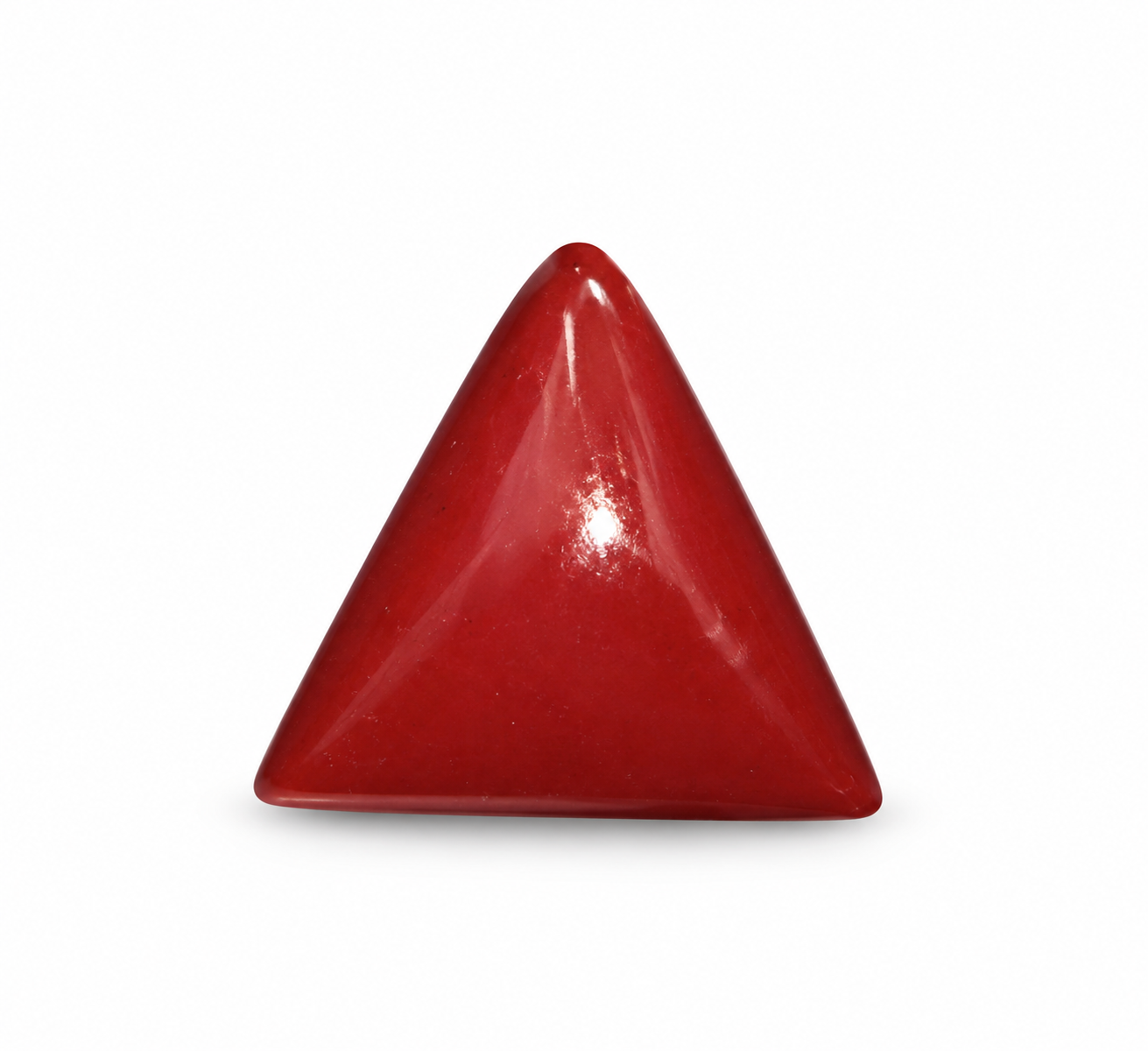 Triangle Red Coral 5.47 CT