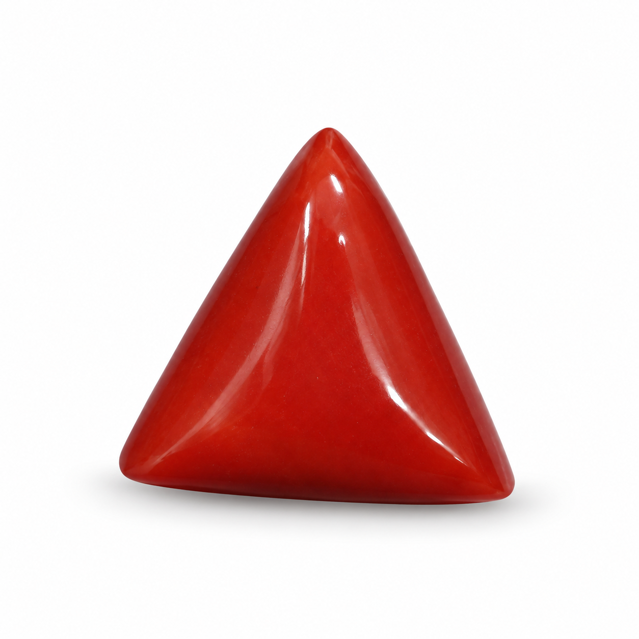 Triangle Red Coral 10.59 CT