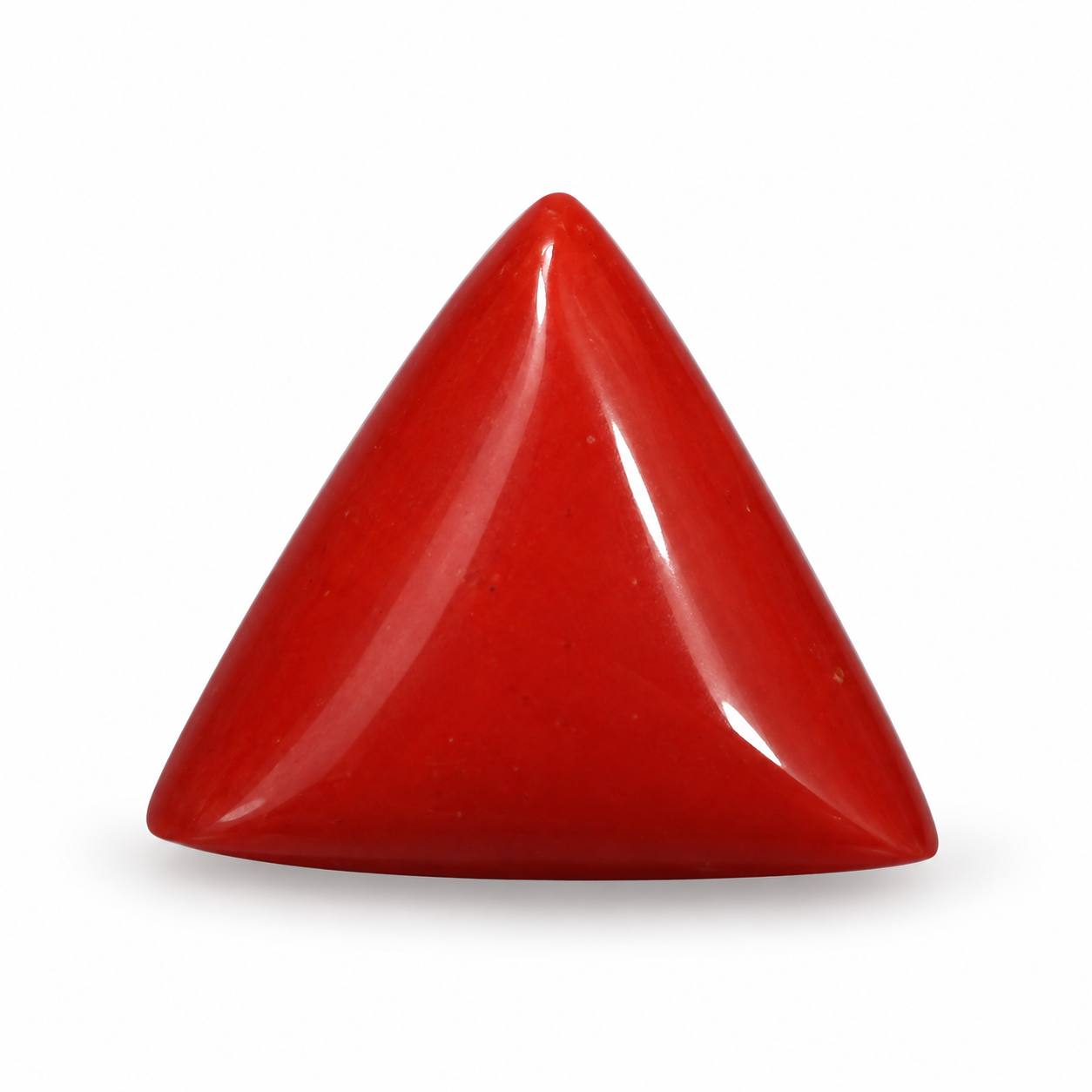 Triangle Red Coral 9.37 CT