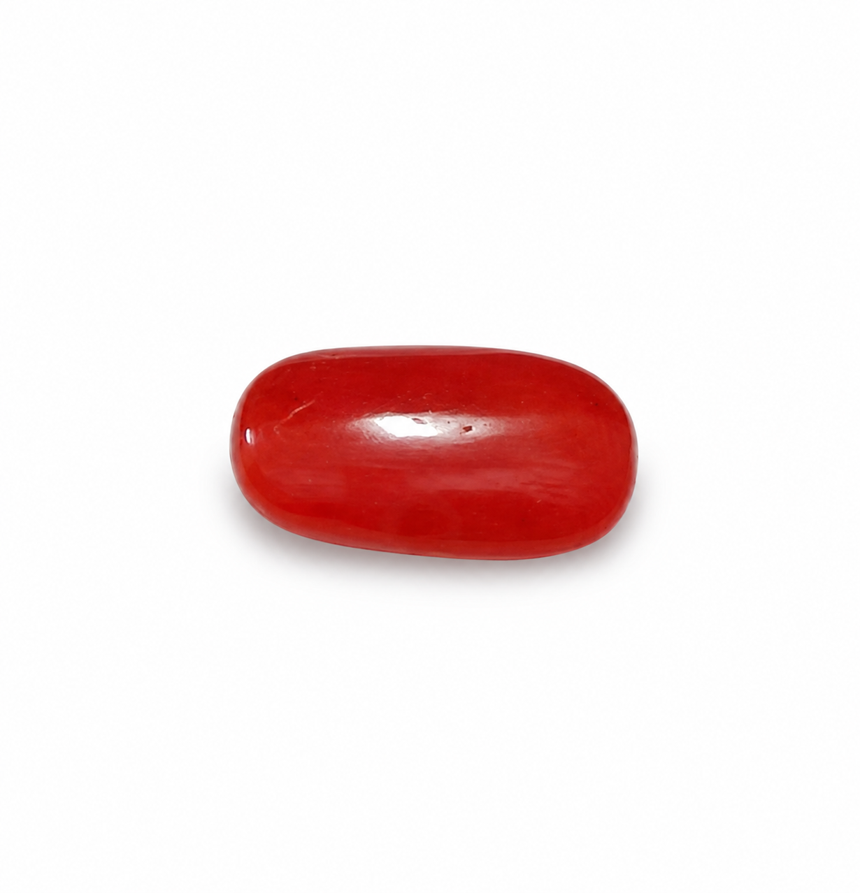 Cylindrical Shape Red Coral 6.24 CT