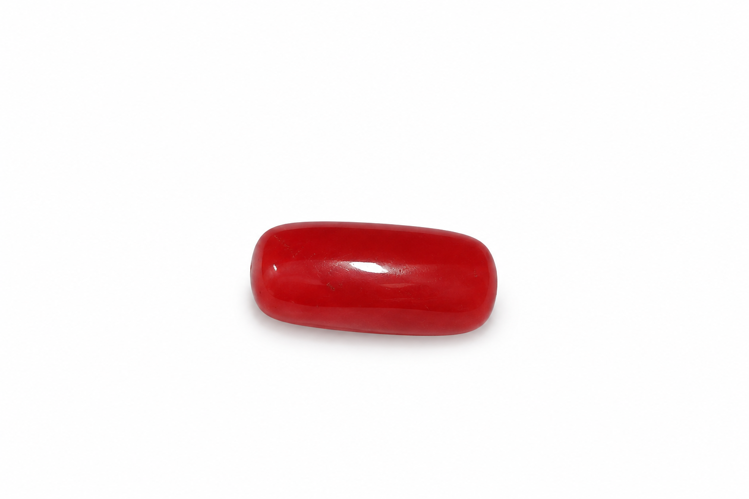 Cylindrical Shape Red Coral 5.68 CT