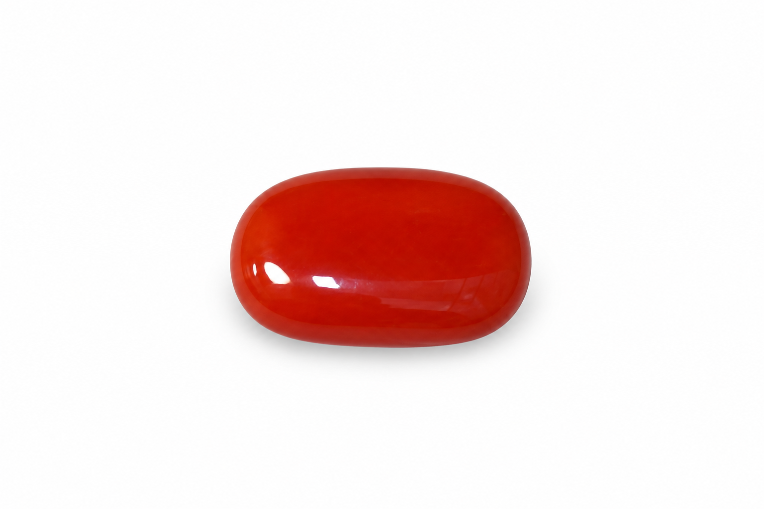 Oval Shape Red Coral 8.18 CT