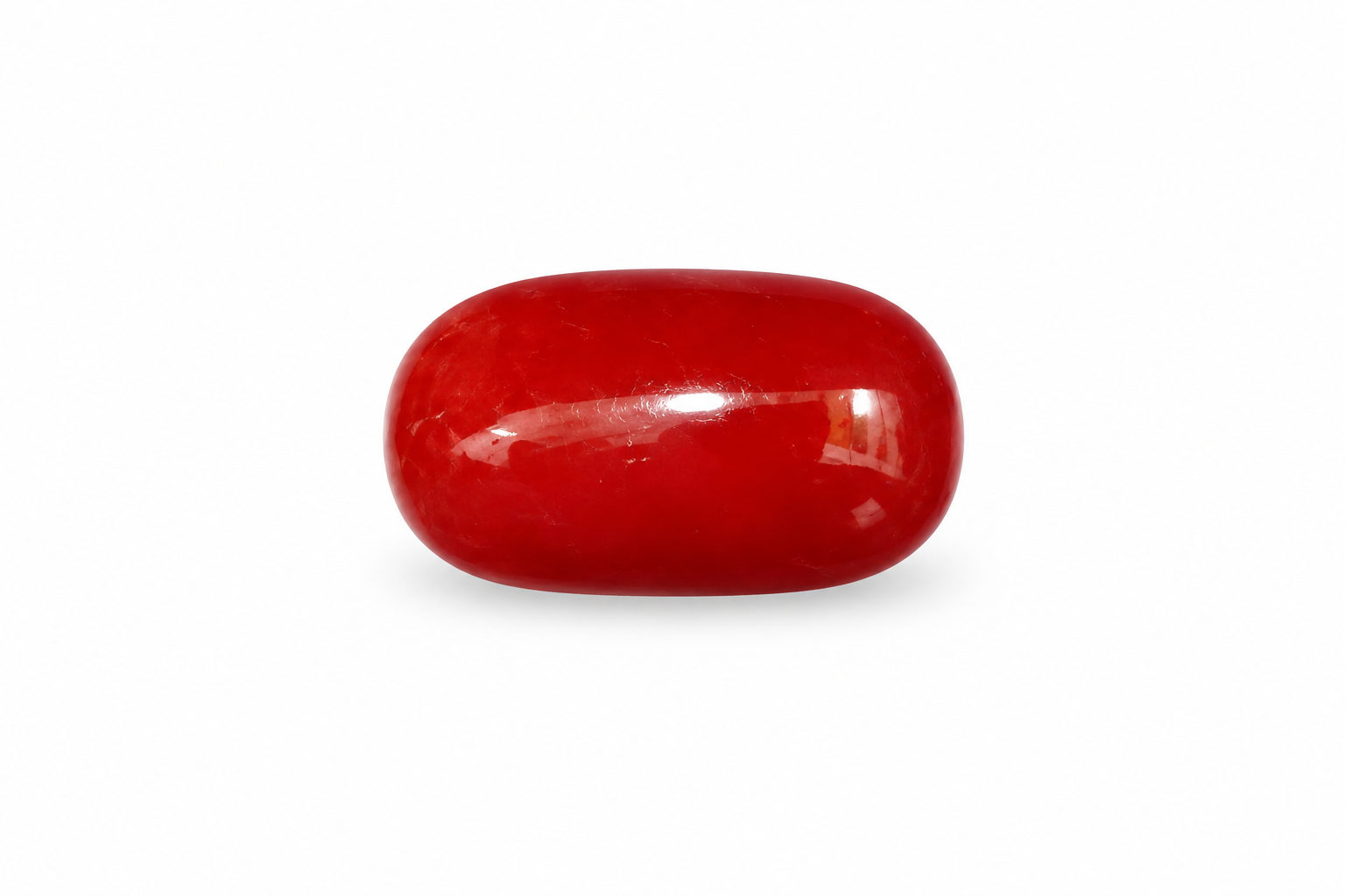 Oval Shape Red Coral 6.49 CT