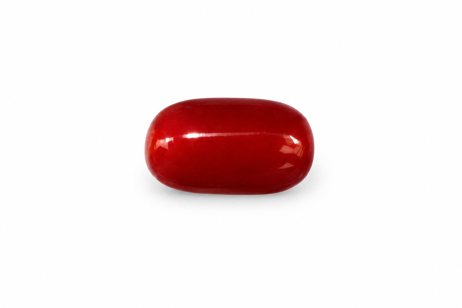 Oval Shape Red Coral 6.73 CT