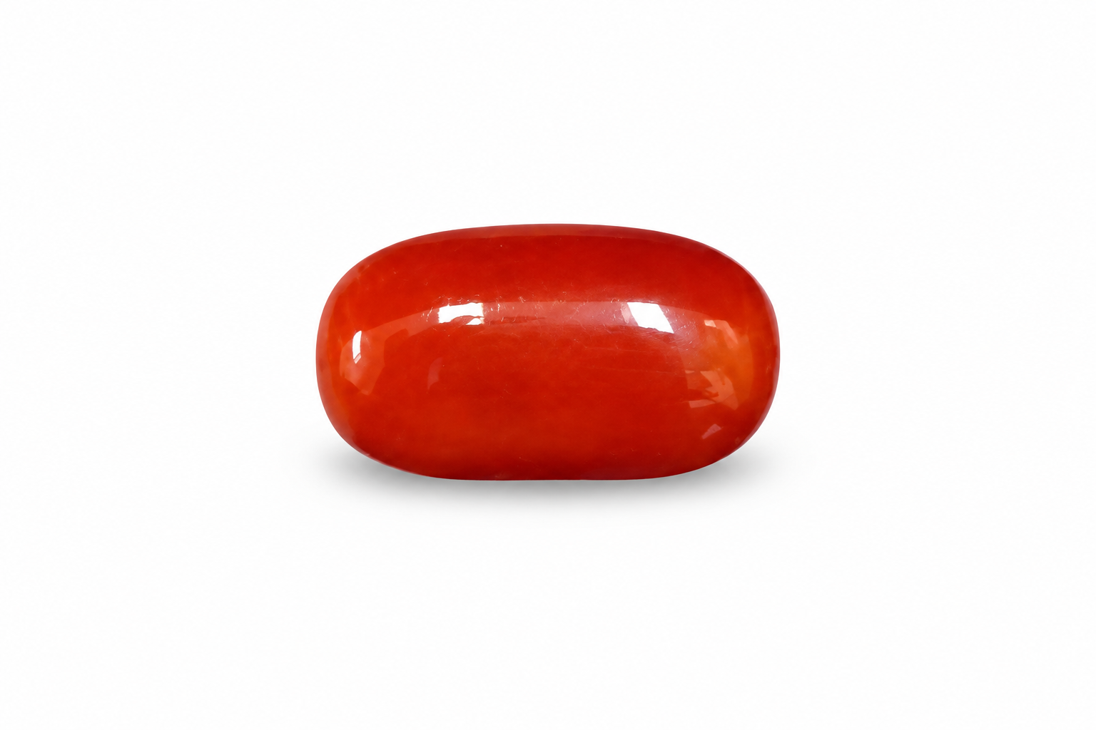Oval Shape Red Coral 8.18 CT