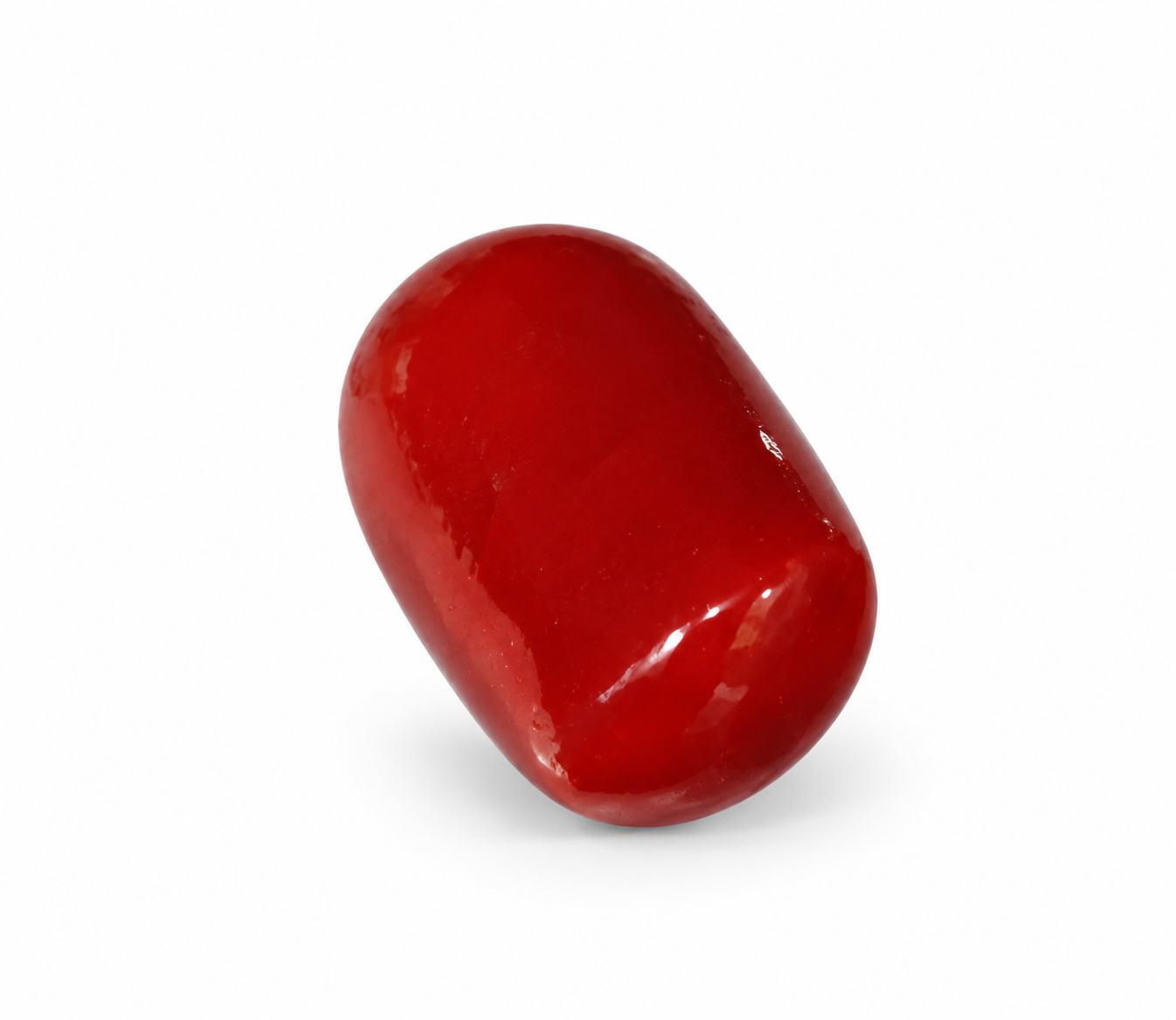 Oval Shape Red Coral 14.36 CT