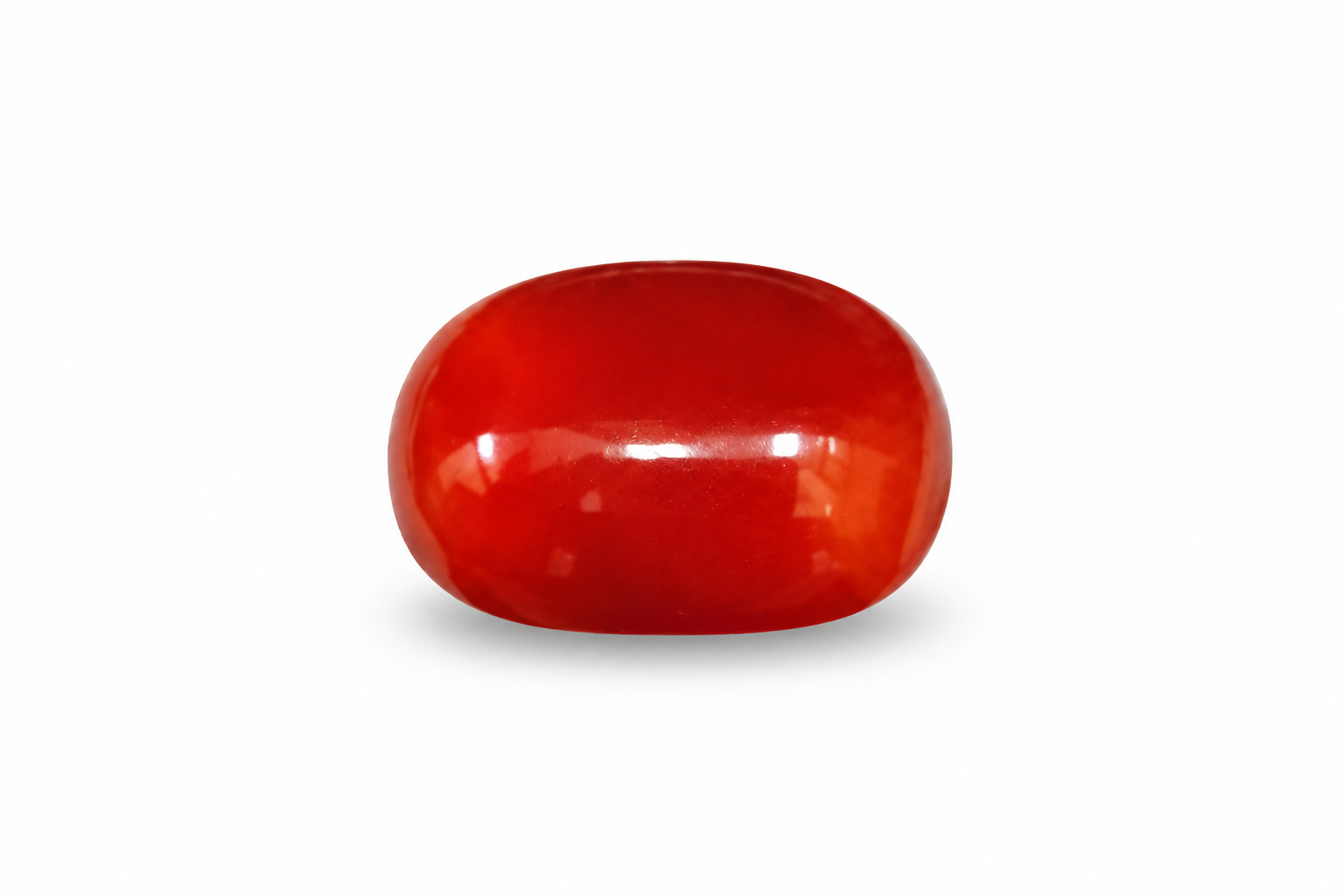 Oval Shape Red Coral 6.92 CT