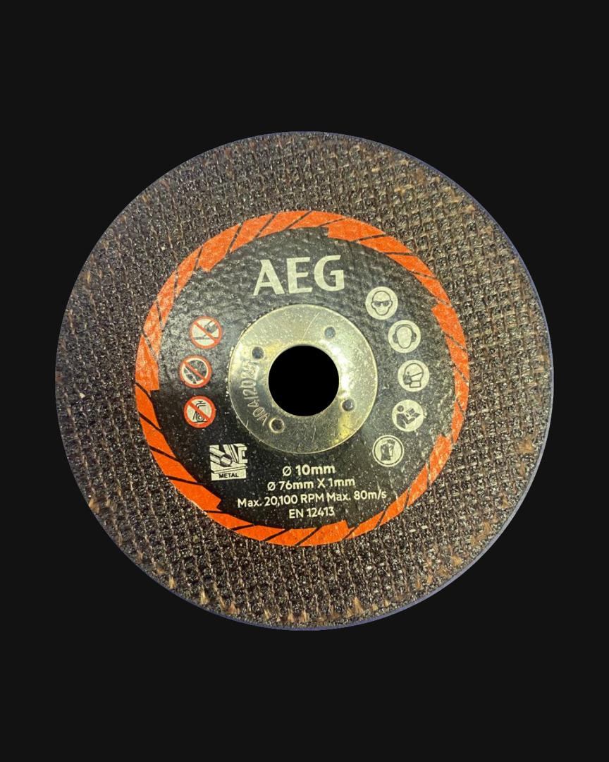 برش استیل مینیاتوری AEG 75×1.1×10