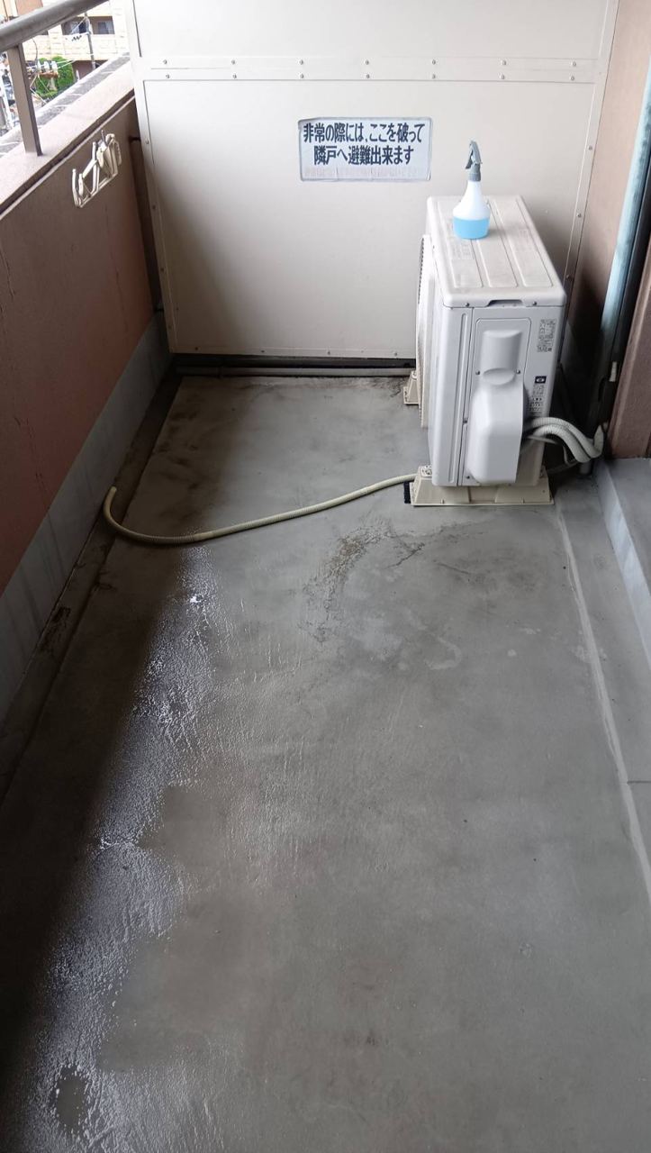 空室の施工写真