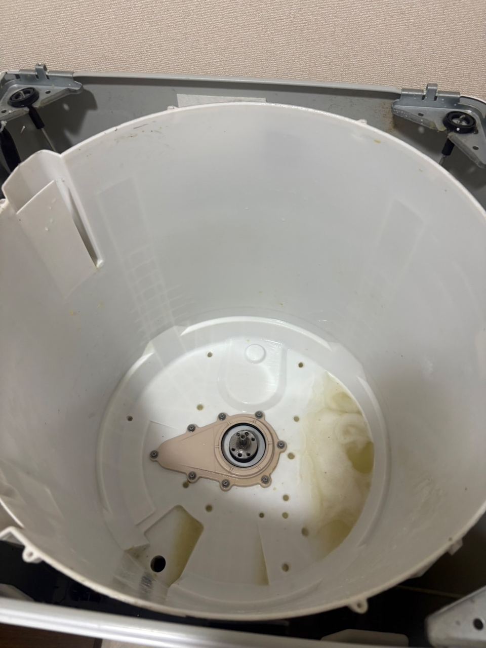 洗濯機の施工写真