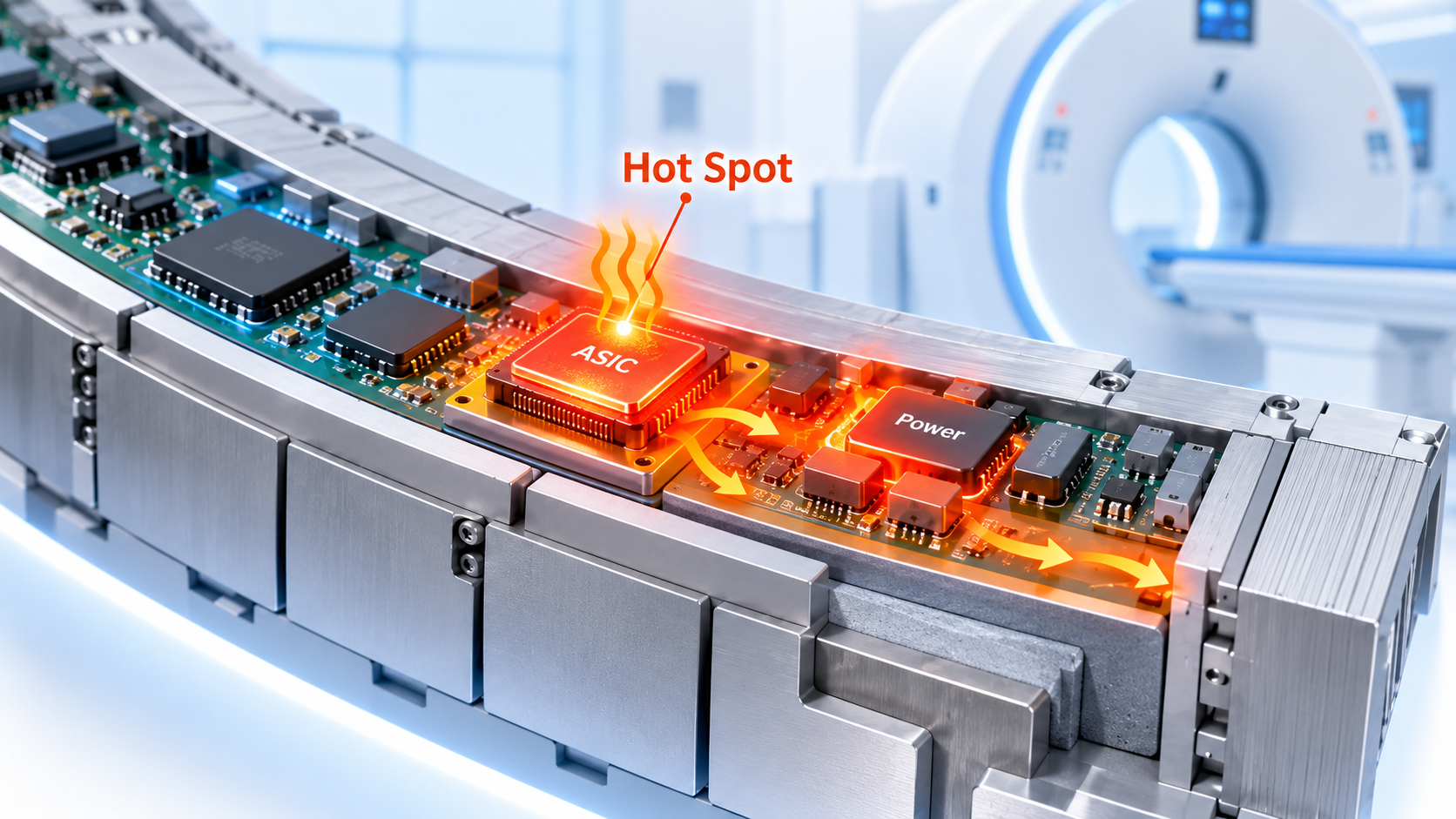 Hot Spot(국부 고온부)은 주변보다 온도가 높은 부분