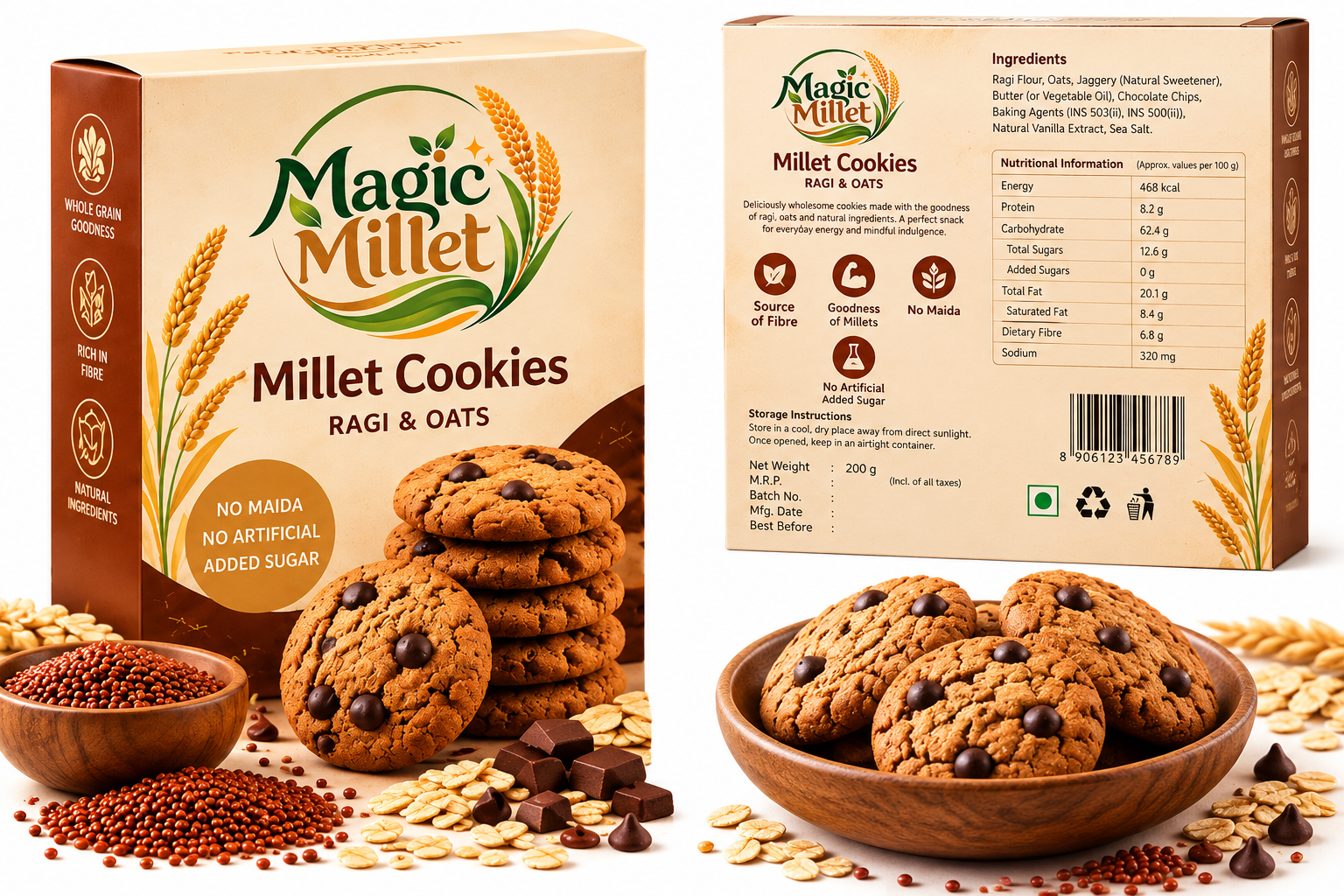 Millet Cookies thumbnail 2