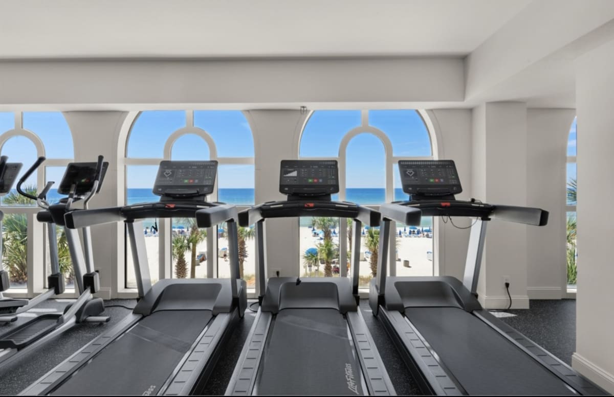 Treadmills with Ocean View