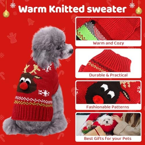 Vue 4 de Pull Noel Chien Pull