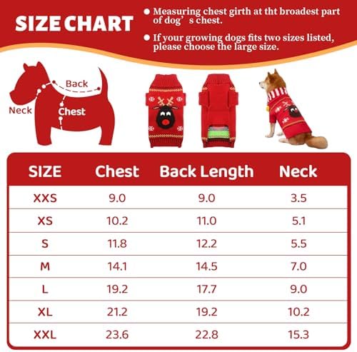 Vue 6 de Pull Noel Chien Pull