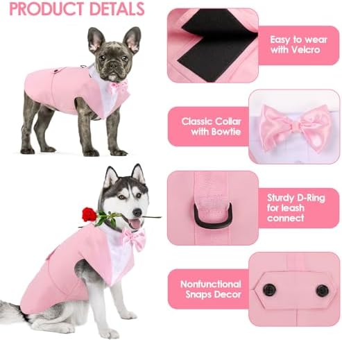 Vue 2 de Aofitee Smoking Pour Chien