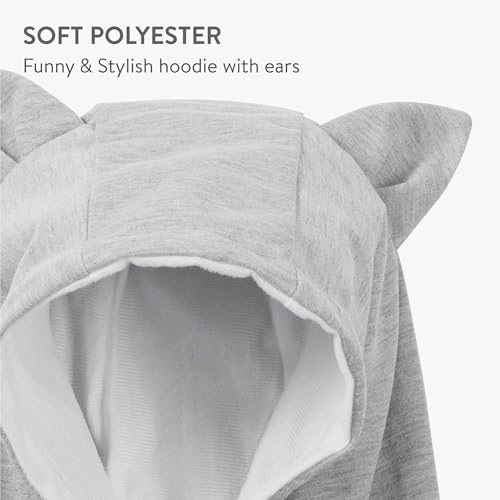 Vue 5 de Pull Poche Chat Sweat