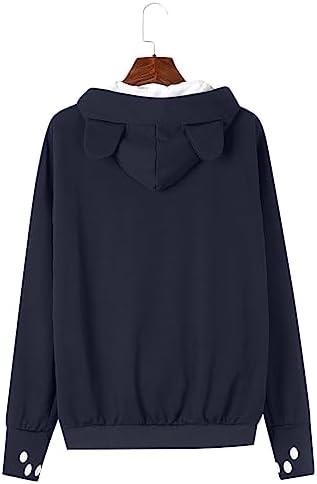 Vue 3 de Sweat Capuche Femme