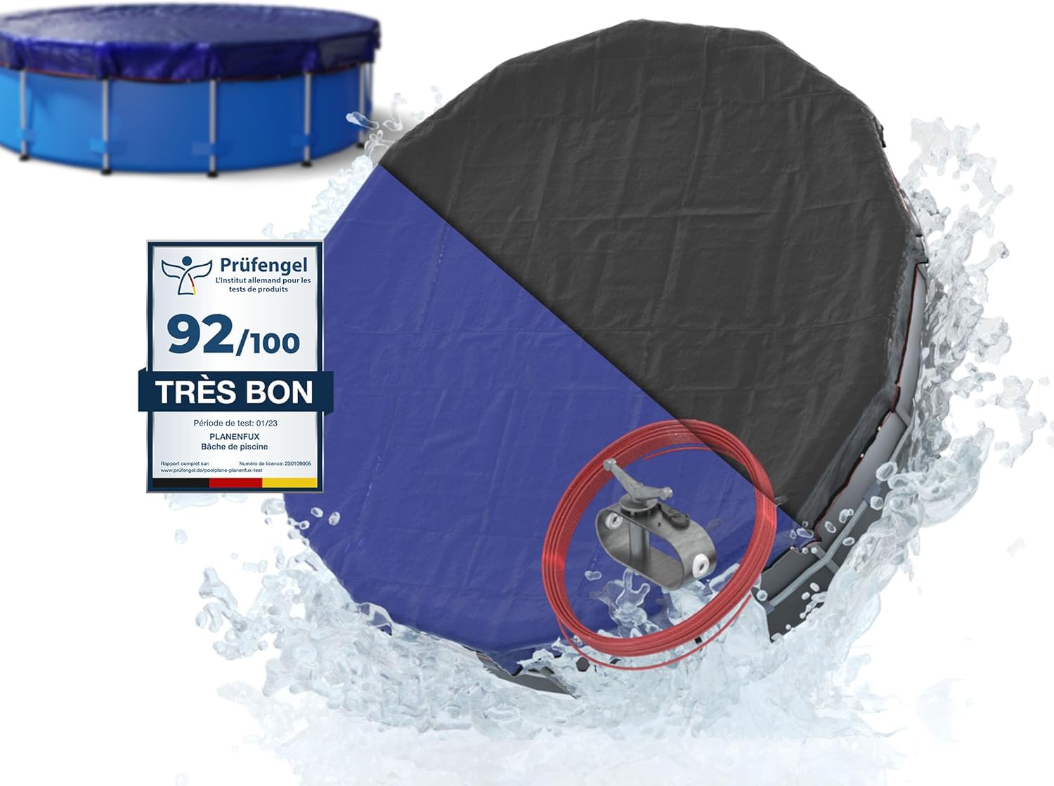 Planenfux Bache Piscine Ronde