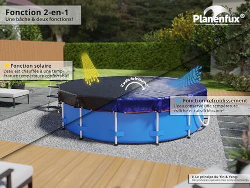Vue 5 de Planenfux Bache Piscine Ronde
