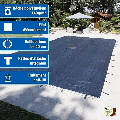 Vue 2 de Terre Jardin Bache Piscine